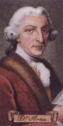 ARNE Thomas Augustine